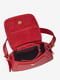 Шкіряна сумка крос-боді червоного кольору | 6777866 | фото 4