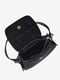 Кожаная сумка кросс-боди черного цвета | 6777869 | фото 4