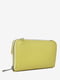 Шкіряна сумка-клатч кольору лимон | 6777920 | фото 2