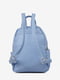 Кожаный рюкзак голубого цвета | 6777923 | фото 3
