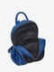 Синій шкіряний рюкзак | 6777925 | фото 4