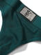 Труси зелені з логотипом бренду зі страз | 6581106 | фото 10