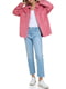 Розовая вельветовая рубашка-куртка на молнии и пуговицах | 6775635 | фото 7