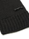Черный вязаный комплект: шапка, перчатки и шарф с логотипом | 6775710 | фото 7