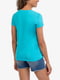 Голубая футболка с принтом | 6775749 | фото 3