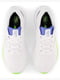 Білі текстильні кросівки з яскравою підошвою | 6775886 | фото 3