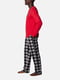 Красно-черная пижама на флисе | 6775900 | фото 2