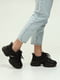 Черные текстильные кроссовки на массивной подошве | 6777958 | фото 3