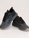 Чорно-сірі шкіряні кросівки на шнурівці | 6777974 | фото 3