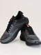 Чорно-сірі текстильні кросівки на шнурівці | 6777978 | фото 3