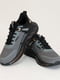 Серо-черные текстильные кроссовки на шнуровке | 6777979 | фото 3
