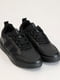 Черные кожаные кроссовки на шнуровке | 6777980 | фото 2
