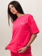 Трикотажный розовый костюм: футболка и брюки | 6778003 | фото 3