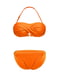 Раздельный оранжевый купальник: бюстгальтер и трусы | 6041606 | фото 2