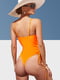 Оранжевый слитный купальник с завязками | 6041634 | фото 2