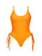 Оранжевый слитный купальник с завязками | 6041634 | фото 3