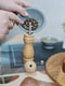 Подрібнювач спецій дерев'яний для перцю, солі (16 см) | 6776233 | фото 3
