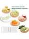 Терка універсальна пластмасова для нарізки соломкою овочів по-корейськи (22.5х8 см) | 6776452 | фото 5