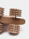 Масажер універсальний антицелюлітний дерев'яний роликовий з ручкою на 8 роликів "Топорик" | 6776469 | фото 5