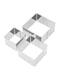 Набір квадратних металевих форм викладки/вирубки салатів та гарніру (3 квадрати) | 6776529 | фото 2