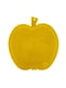 Дошка обробна пластикова для нарізування м'яса, риби, овочів і фруктів у формі яблука (220х210 мм) — жовтий | 6776560 | фото 4