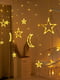 Новорічна світлодіодна гірлянда-шторка дощ "Місячна ніч" (138 LED 2.5 метра, теплий білий) | 6776585 | фото 2