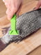 Рибочистка шкребок для рибної луски із пластиковою ручкою (15.5 см) | 6776605 | фото 4