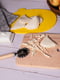 Ніж ролик фігурний зубчастий для тіста та вирізування чебуреків з дерев'яною ручкою (Ø63х175 мм) | 6776607 | фото 4