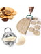Форма для вареників з роликовим ножем для вирізання з тіста кругів для вареників, пельменів, печива | 6776739
