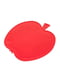 Дошка обробна пластикова для нарізування м'яса, риби, овочів і фруктів у формі яблука (220х210 мм) -червоний | 6776853 | фото 4