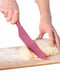 Пластиковий кухонний ніж для силіконового килимка крему, торта, тіста овочів і фруктів (30.5 см) — рожевий | 6776889 | фото 3