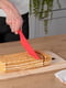 Пластиковий кухонний ніж для силіконового килимка крему, торта, тіста овочів і фруктів (30.5 см) — рожевий | 6776889 | фото 6