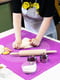 Килимок силіконовий для розкочування тіста та випікання великий (81х61 см) — фіолетовий | 6776947 | фото 2