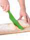Пластиковий кухонний ніж для силіконового килимка крему, торта, тіста овочів та фруктів (30.5 см) — салатовий | 6776960 | фото 2