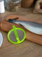 Рибочистка кругла з ручкою (Ø 9 см) — зелений | 6777036 | фото 2