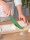 Пластиковий кухонний ніж для силіконового килимка крему, торта, тіста овочів і фруктів (30.5 см) — зелений | 6777091 | фото 3