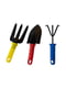 Набір міні садових інструментів з 3 предметів (лопатка, розпушувач та вилка) | 6777136 | фото 2