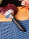 Молоток для відбивання м'яса алюмінієвий з силіконовою ручкою (16.5 см) | 6777138 | фото 2