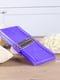 Ручна пластикова шатківниця з двома лезами (15.5 х 31.5 см) — фіолетовий | 6777190 | фото 3