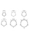 Набір універсальних круглих силіконових кришок (6 шт.) - рожевий | 6777216 | фото 3