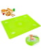 Силіконовий килимок для розкочування тіста (30х40 см) — салатовий | 6777220 | фото 2