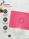Силіконовий килимок для розкочування тіста (30х40 см) — темно-рожевий | 6777310 | фото 2