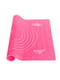 Силіконовий килимок для розкочування тіста (30х40 см) — темно-рожевий | 6777310 | фото 3