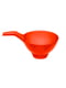 Воронка-лійка (Ø 14 см) пластикова з широким горлом на банку червона | 6777360 | фото 3