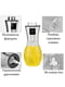 Розпилювач-диспенсер для олії, оцту, соусів (200 мл, скляний) | 6777411 | фото 4