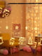 Новорічна світлодіодна гірлянда-шторка дощ "Новорічна Казка" (138 LED 2.5 метра, теплий білий) | 6777553 | фото 3