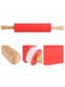 Качалка для тіста силіконова з дерев'яними ручками (42.5 см) | 6777578 | фото 4