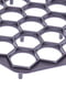 Пластикова пельменниця шестикутна (форма для приготування пельменів) Ø23 см — тьмяний сірий | 6777628 | фото 3