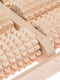 Масажер для ніг дерев'яний зубчастий на 6 роликів (25х19х5.5 см) | 6777669 | фото 6