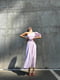 Сукня рожева з акцентними розрізами та рукавом-буфом | 6779952 | фото 5